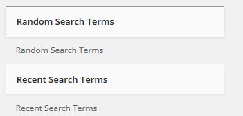 А если вы хотите отобразить ключевые слова вашего сайта на боковой панели, вы можете использовать виджеты SEO SearchTerms в разделе Внешний вид -> Виджеты